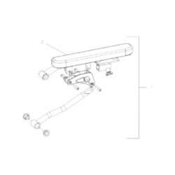 Reposabrazos completo silla de ruedas Q50 R