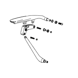 Reposabrazos completo silla de ruedas Q50 R Carbon