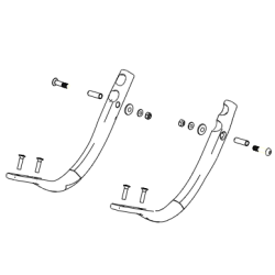 Reposapiés silla de ruedas Q50 R Carbon