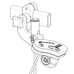 Kit pulsador + pantalla de control + soporte Emplulse R20