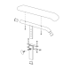 Reposabrazos regulable en altura silla Breezy 250 / 300