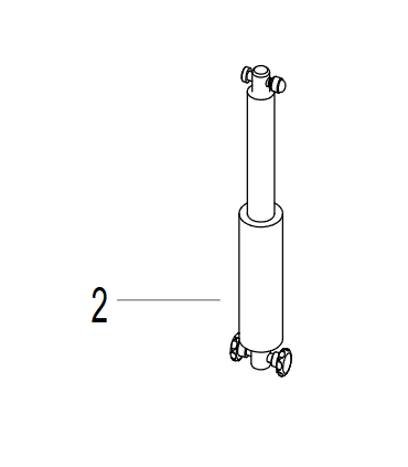 Actuador reclinación silla de ruedas Quickie Q100R / Q200R / Tango