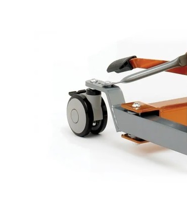 Rueda trasera 100mm grúa de pacientes Sunlift con freno