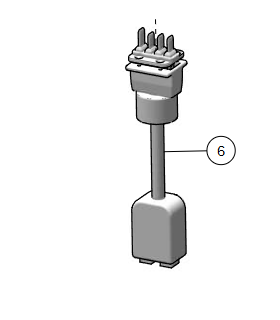 Conector + Cable batería silla Karma Eflexx