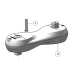 Brazo Joystick Silla de ruedas Karma Eflexx