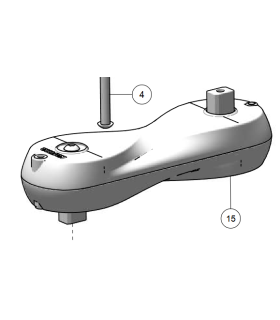 Brazo Joystick Silla de ruedas Karma Eflexx