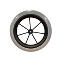Rueda Antipinchazos PU 12.1/2 x 2.1/4 Gris Rayada