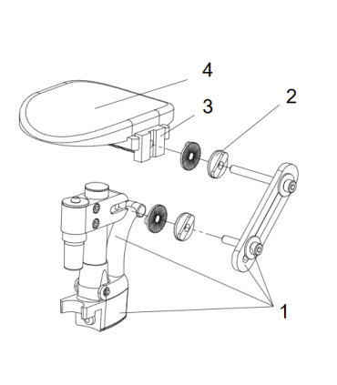 Conjunto soporte amputados silla Relax 2