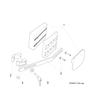Soporte de tronco abatible silla de ruedas Relax 2
