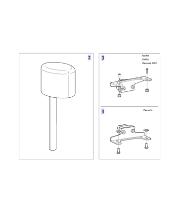 Tubo Abductor silla Inavacare Clematis