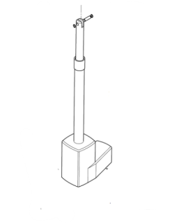 Actuador Lineal Linak 350mm Grúa  de pacientes Oxford Advance