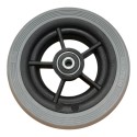 Rueda 5.5 pulgadas (140x40) Maciza Lisa Gris