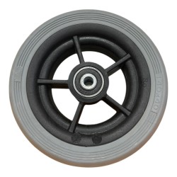 Rueda 5.5 pulgadas (140x40) Maciza Lisa Gris