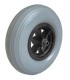 Rueda 7x1.3/4 (175X40) PU Rayada Gris