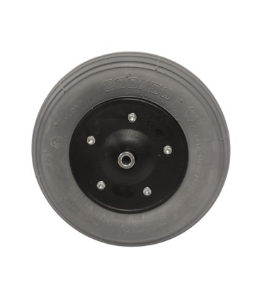 Rueda Antipinchazos 8x2 (200X50) Gris Rayada CST