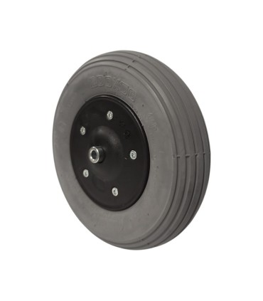 Rueda Antipinchazos 8x2 (200X50) Gris Rayada CST