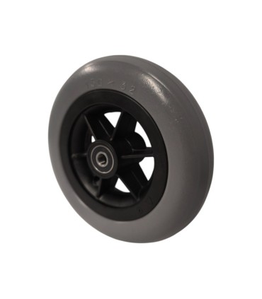 Rueda Maciza 6x1.1/4 (150x32) 6 Radios Gris