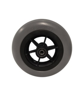 Rueda Maciza 6x1.1/4 (150x32) 6 Radios Gris