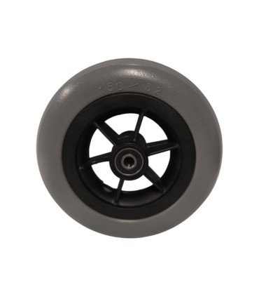 Rueda Maciza 6x1.1/4 (150x32) 6 Radios Gris
