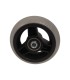 Rueda Maciza 4x1.1/4 (100x32mm) 3 radios plastico