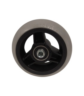 Rueda Maciza 4x1.1/4 (100x32mm) 3 radios plastico