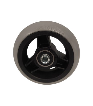 Rueda Maciza 4x1.1/4 (100x32mm) 3 radios plastico