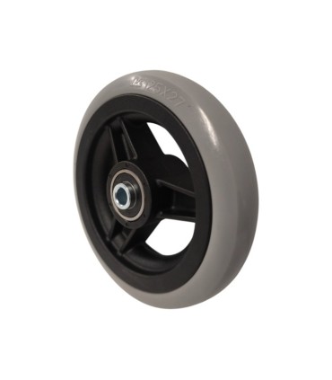 Rueda Maciza 5'' (125x27) PU 3 radios LMB