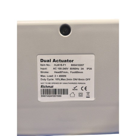Motor cama articulada Richmat HJA1S-F1 (2X4500N)
