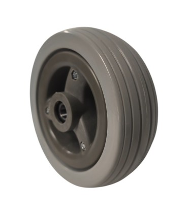 Rueda delantera 6x2 Gris Rayada silla de ruedas JIVE