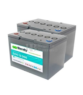 PAR de Baterías ETERNITY G04-12066 2 12V 80Ah