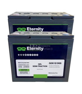 PAR de Baterías ETERNITY G04-12066 2 12V 80Ah