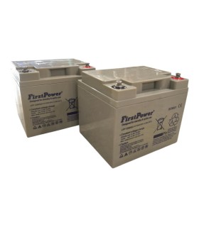 PAR de baterías FirstPower LFP1250SG 12v 50Ah