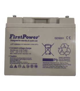 PAR de baterías FirstPower LFP1250SG 12v 50Ah