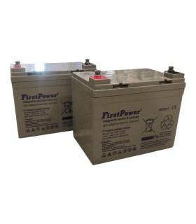 PAR de baterías FirstPower LFP1236G 12v 36Ah