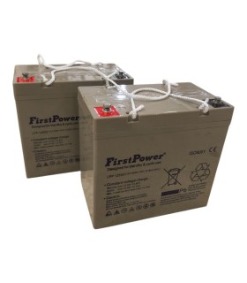 PAR de baterías FirstPower LFP1255G 12V 55Ah