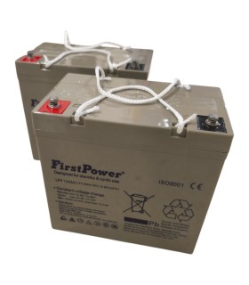 PAR de baterías FirstPower LFP1255G 12V 55Ah