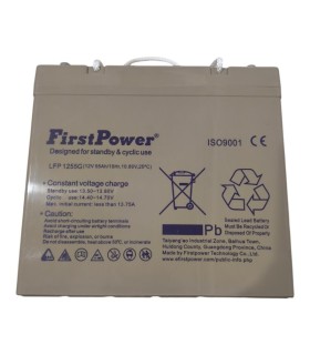 PAR de baterías FirstPower LFP1255G 12V 55Ah