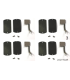 KIT 4 escobillas motor scooter sterling S700