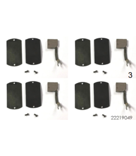 KIT 4 escobillas motor scooter sterling S700