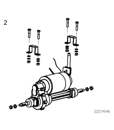 Motor completo 15 km/h scooter sterling S700