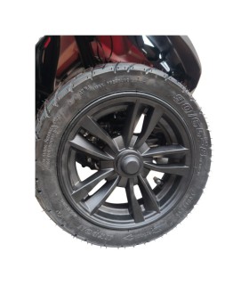 Cubierta Neumática 90/65-8 Negra Racing Tubeless NYLON Madagaskar