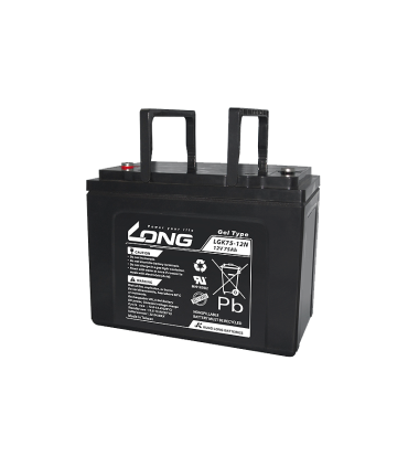 PAR de baterías LONG LGK75-12N 12v 75Ah