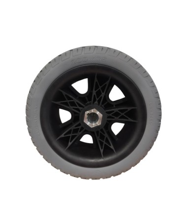 Rueda trasera maciza 360x85 scooter Invacare Leo