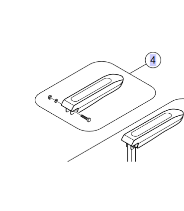 Almohadillas reposabrazos scooter Invacare Colibri