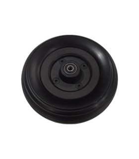 Rueda Antipinchazos PU 7x2 (178x53) Negra Rayada