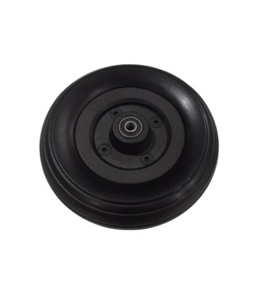 Rueda Antipinchazos PU 7x2 (178x53) Negra Rayada