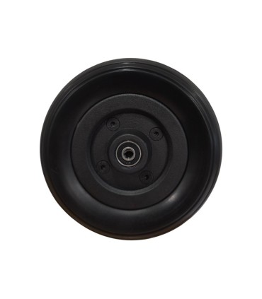 Rueda Antipinchazos PU 7x2 (178x53) Negra Rayada