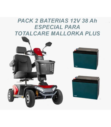 PAR de baterías 38 Ah scooter TotalCare Menorka