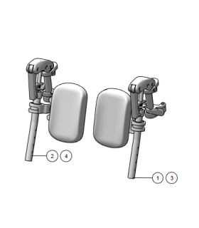 Reposapiés elevable silla de ruedas Karma MVP-502