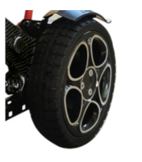 Rueda trasera silla de ruedas eléctrica Libercar Alma / Mistral / Siena